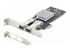 StarTech.com 2-Port GbE SFP Network Card, PCIe 2.0 x1, Intel I350-AM2 2x 1GbE Controller, 1000BASE Copper/Fiber Optic, Dual-Port Gigabit Ethernet NIC, Desktop/Server Backplanes - Vänster vinkel