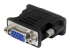 StarTech.com DVI till VGA-kabeladapter – Svart – M/F - Höger vinkel