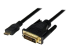 StarTech.com 1m (3.3 ft) Mini HDMI to DVI Cable, DVI-D to HDMI Cable (1920x1200p), 19 Pin HDMI Mini (C) Male to DVI-D Male, Digital Monitor Cable Adapter M/M, Single Link, Black - Framsidan
