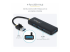 StarTech.com 4-Port USB-A Hub, 5Gbps, Bus Powered, Small Travel Mini Hub - Höger vinkel