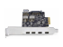 StarTech.com 5-Port USB PCIe Card, USB 3.2 10Gbps, PCI Express Card with 4x USB-C Ports, 1x USB-A Internal Port, USB PCIe Controller Card, Windows/macOS/Linux - Närbild