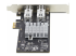 StarTech.com 2-Port GbE SFP Network Card, PCIe 2.0 x1, Intel I350-AM2 2x 1GbE Controller, 1000BASE Copper/Fiber Optic, Dual-Port Gigabit Ethernet NIC, Desktop/Server Backplanes - Höger sida